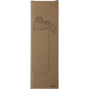 Duplafal palack telefontartval, 800 ml, fekete (termosz)