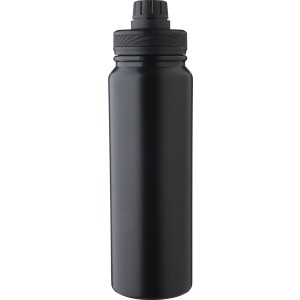 Duplafal palack telefontartval, 800 ml, fekete (termosz)