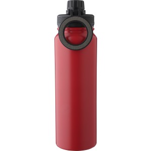 Duplafal palack telefontartval, 800 ml, piros (termosz)