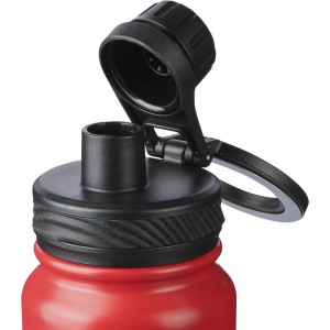 Duplafal palack telefontartval, 800 ml, piros (termosz)
