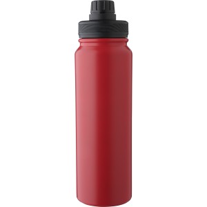 Duplafal palack telefontartval, 800 ml, piros (termosz)