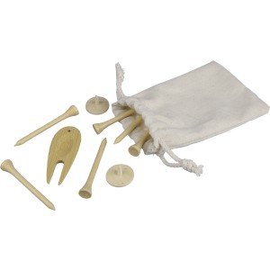 Fa golf tee kszlet, barna (sportszer)