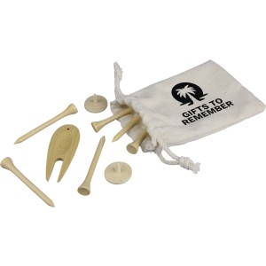 Fa golf tee kszlet, barna (sportszer)