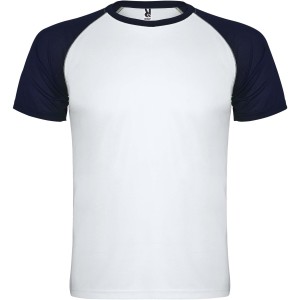 Indianapolis rvid ujj gyerek sportpl, white, navy blue (T-shirt, pl, kevertszlas, mszlas)