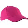 Kup Orlando 6 paneles sapka, Fuchsia/Black