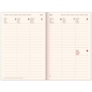 Mgnessel zrd agenda diary Gustav Klimt 2024, 11  16 cm (naptr)