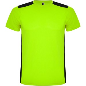 Roly Detroit rvid ujj uniszex sportpl, lime, solid black