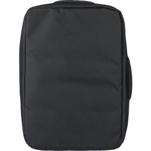 rPET poliszter laptophtizsk, fekete (irattska, laptoptska)