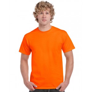 Gildan Heavy frfi pl, S.Orange (T-shirt, pl, kevertszlas, mszlas)
